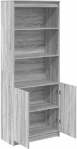 Wysoka szafka, szary dąb sonoma, 70x35x180 cm Lumarko! Lumarko! 5