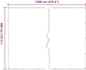 Przezroczysta plandeka z oczkami 4x12 m Polietylen Lumarko! 10