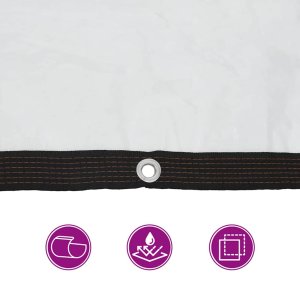 Przezroczysta plandeka z oczkami 6x10 m Polietylen Lumarko! 9