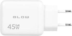 76-029# Ładowarka sieciowa gniazdo usb + usb-c pd 45w gan 3