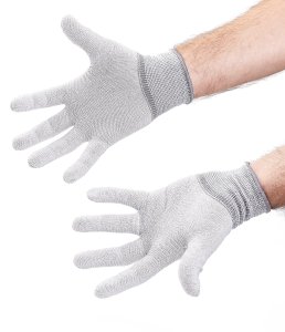 Rękawiczki Rozmiar L Bawełniane ESD Ochronne do Elektroniki Techrebal 2