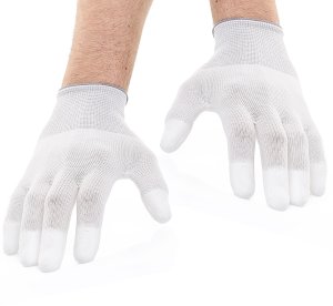 Rękawice Ochronne Rękawiczki Robocze Nylonowe Rozmiar L 2