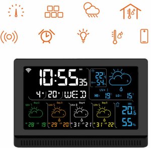 Stacja pogody z zewnętrznym czujnikiem Manta Windy SMART MTO200B 7