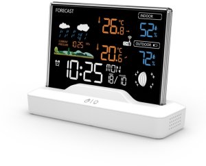 Stacja pogody pogodowa z czujnikiem zewnętrznym Manta Windy MTO100W 1