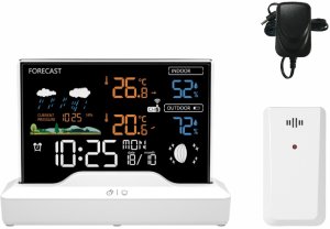 Stacja pogody pogodowa z czujnikiem zewnętrznym Manta Windy MTO100W 11