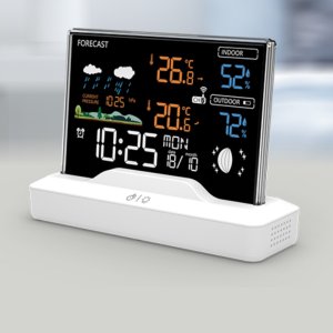 Stacja pogody pogodowa z czujnikiem zewnętrznym Manta Windy MTO100W 3