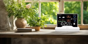 Stacja pogody pogodowa z czujnikiem zewnętrznym Manta Windy MTO100W 4