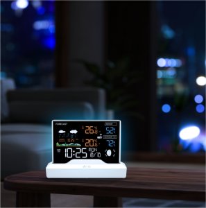 Stacja pogody pogodowa z czujnikiem zewnętrznym Manta Windy MTO100W 7