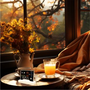 Stacja pogody pogodowa z czujnikiem zewnętrznym Manta Windy MTO100W 8