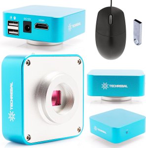 Kamera do Mikroskopu Optycznego 5MP Blue Angel Techrebal HDMI USB Myszka 1