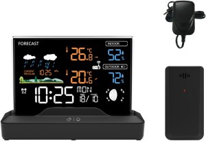 Stacja pogody pogodowa z zewnętrznym czujnikiem Manta Windy MTO100B 11