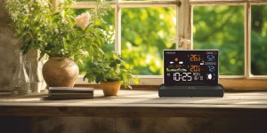 Stacja pogody pogodowa z zewnętrznym czujnikiem Manta Windy MTO100B 12