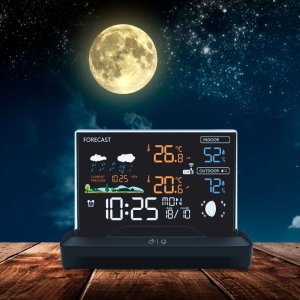 Stacja pogody pogodowa z zewnętrznym czujnikiem Manta Windy MTO100B 5