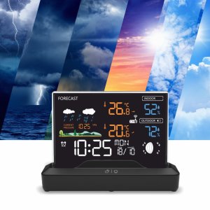 Stacja pogody pogodowa z zewnętrznym czujnikiem Manta Windy MTO100B 9