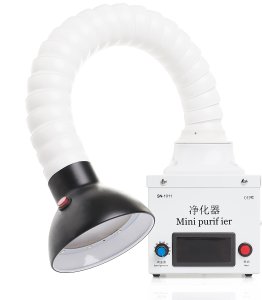 Pochłaniacz Oparów Dymu Odsysacz SN-1011 + Zestaw Filtrów HEPA Węglowe 2