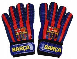 RĘKAWICE BRAMKARSKIE DLA DZIECI JUNIOR DZIECIĘCE ROZMIAR 5 BARCELONA 21cm 2