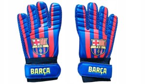 RĘKAWICE BRAMKARSKIE DLA DZIECI JUNIOR DZIECIĘCE ROZMIAR 5 BARCELONA 21cm 3