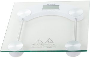 Waga łazienkowa elektroniczna 180kg szklana lcd przezroczysta do łazienki 10