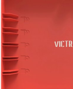 Victrola VSC-725SB raudona 11