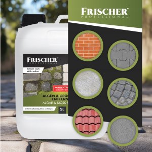 Płyn do usuwania mchu, glonów o zielonych nalotów Frischer 5l 3