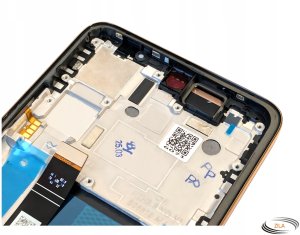 ORYGINAŁ WYŚWIETLACZ EKRAN LCD DO MOTOROLA EDGE 50 NEO RAMKA BEŻOWA 5