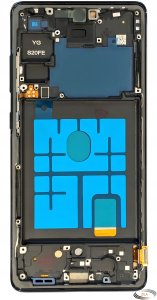 WYŚWIETLACZ EKRAN LCD DO SAMSUNG GALAXY S20 FE 4G INCELL RAMKA GRANATOWA 2