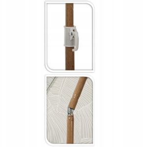 Parasol plażowy, Ø 180 cm 2