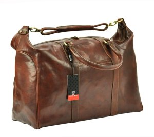 Torba podróżna skórzana skóra naturalna Pierre Cardin 6