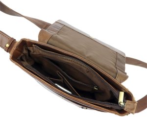 Torba saszetka na ramię męska skórzana skóra naturalna Nordee 16