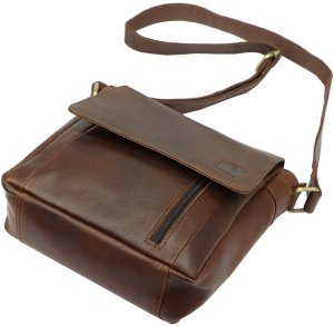 Torba saszetka na ramię męska skórzana skóra naturalna Nordee 17