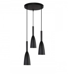 Lampa sufitowa metalowa klosz wisząca AT22-3SZ-Black 1