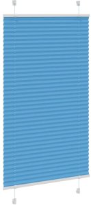 vidaXL Roleta plisowana niebieska 75x150 cm Szerokość tkaniny 74,4 cm (4015189 VidaXL) 3