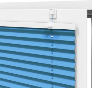 vidaXL Roleta plisowana niebieska 75x150 cm Szerokość tkaniny 74,4 cm (4015189 VidaXL) 9