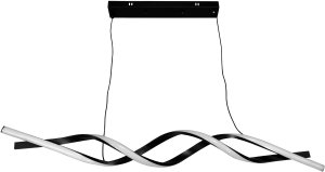 Lampa nowoczesna LED wisząca sufitowa AT58-1DSL-Black 1