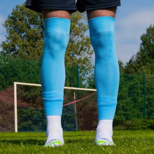 Tuby Piłkarska błękitny / Football Sleeves Roya błękitny dorosły 155 - 195 cm Proskary 1