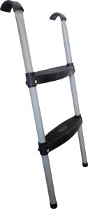 Drabinka Schodki do Trampoliny Metalowa 2 Stopnie KUBISPORT 183-244 cm 1