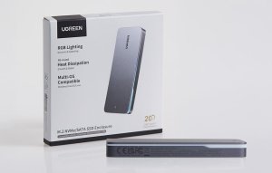 Obudowa dysku SSD UGREEN CM777, NVMe/SATA, 20Gbps, USB-C 9