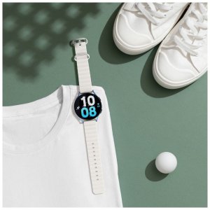 FS01 Samsung watch 20mm Beige Silicone strap 2