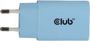 Club3D Lifestyle Ladegerät USB-C 30Watt, 2Stk  blau retail 2