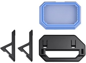 Thermaltake Chassis Stand Kit for The Tower 600 Hydrangea Blue (black/blue, for horizontal placement) 1