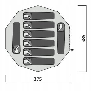 Easy Camp Rands Tipi, for 8 people (brown, model 2025) 4