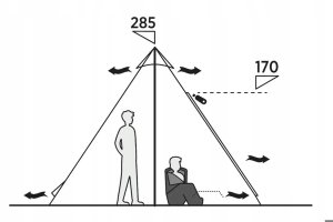 Easy Camp Rands Tipi, for 8 people (brown, model 2025) 5