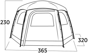 Easy Camp Sandland Yurt dome tent (brown, for 6 people, model 2025) 4