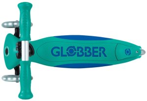 Hulajnoga Globber GLOBBER Primo Foldable Plus Lights (turquoise/dark blue) 2