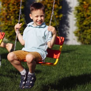 Plac zabaw Akrobata Plus ogród | Siatka Drążek Huśtawki Kosz 100kg 14