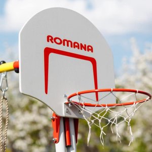 Plac zabaw Akrobata Plus ogród | Siatka Drążek Huśtawki Kosz 100kg 18