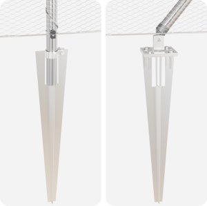 vidaXL Ogrodzenie w kształcie sześciokąta 0,6x50 m stal ocynkowana 3