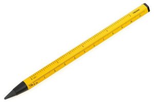 TROIKA Multitasking-Bleistift CONSTRUCTION ENDLESS gelb 1