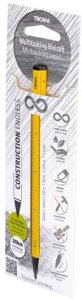 TROIKA Multitasking-Bleistift CONSTRUCTION ENDLESS gelb 4