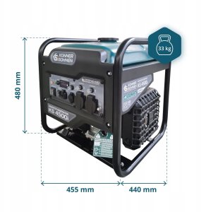 KÖNNER & SÖHNEN GENERATOR INWERTOROWY 4,2kW 230V KS 4500i 5